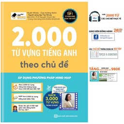 Thumbnail Sách - Tự Học 2000 Từ Vựng Tiếng Anh Theo Chủ Đề - Tài Liệu Ôn Thi Cấp Tốc 4