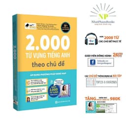 Thumbnail Sách - Tự Học 2000 Từ Vựng Tiếng Anh Theo Chủ Đề - Tài Liệu Ôn Thi Cấp Tốc 1