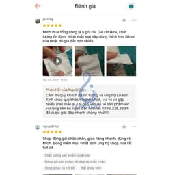 Thumbnail Combo 2 Bông tẩy trang 222 miếng Likado chất liệu Cotton túi 222 miếng 3 lớp dùng để tẩy trang sau khi trang điểm 1