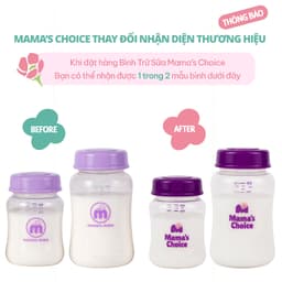Thumbnail Bình Trữ Sữa Cổ Rộng Mama's Choice, Tương Thích Máy Hút Sữa Spectra, Avent, Fatz, Rozabi, Cimilre Dung Tích 180ml-240ml 2