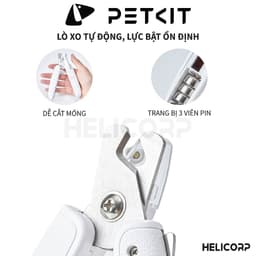 Thumbnail Kìm Bấm, Kéo Bấm Cắt Móng Cho Mèo Chó Petkit LED Pet Nail Clipper 4