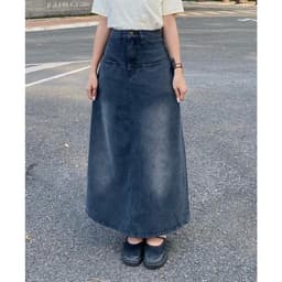 Thumbnail Chân váy jean dáng dài  nữ thời trang thiết kế phong cách ulzzang Local Brand Midori Studio 1