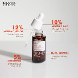 Thumbnail Serum Mờ Thâm Dưỡng Trắng Vitamin C 22% SAP + 5% Niacinamide Neogen Dermalogy Real Vita C 32ml 2