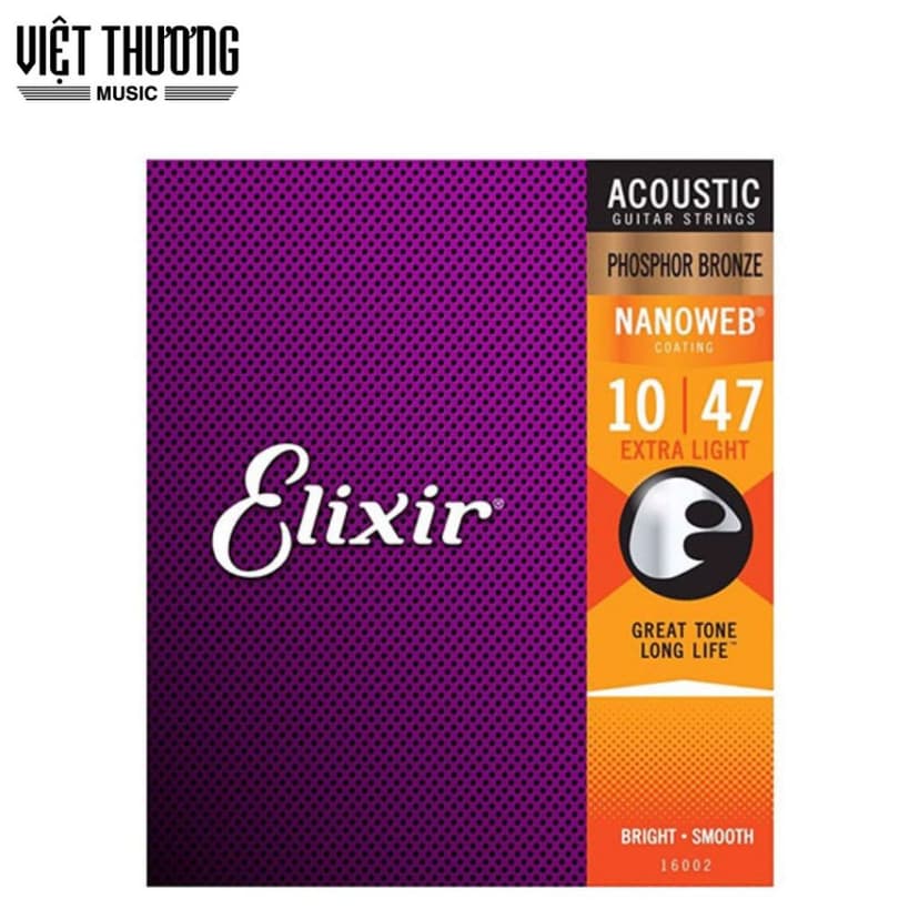 Ảnh Dây đàn guitar ccoustic, dây thay thế cao cấp Elixir Phosphor Bronze 3313216002 nhập khẩu từ Mỹ-Việt Thương Music 1