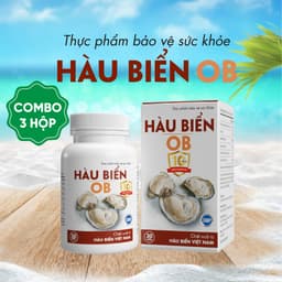 Thumbnail Combo 3 Hộp Tinh Chất Hàu OB Tăng Sinh Lý Nam Giới, Chiết Xuất Hàu Oyster (Hộp 30v) - Grow Green AZ 1