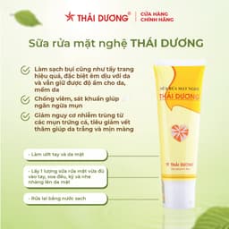Thumbnail Sữa rửa mặt nghệ sạch mụn, ngừa vết thâm Thái Dương 90g - Sao Thái Dương 4