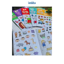 Thumbnail Sách - 300 miếng bóc dán thông minh sticker cho bé 3-12 tuổi Đinh Tị - LinhKha 3