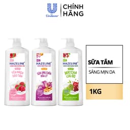 Thumbnail Sữa tắm dưỡng thể thiên nhiên trắng sáng da Hazeline 1kg 1