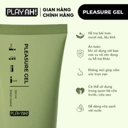 Thumbnail Gel Bôi Trơn PlayAh Gốc Nước Pleasure Gel 100ml 3