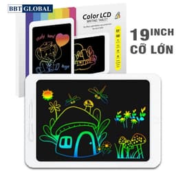 Thumbnail Bảng viết vẽ tự xóa điện tử đa sắc cỡ lớn 19 inch màn hình LCD kèm bút T19 1