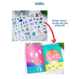 Thumbnail Sách - 300 miếng bóc dán thông minh sticker cho bé 3-12 tuổi Đinh Tị - LinhKha 2