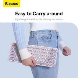 Thumbnail Bàn phím Bluetooth Baseus Tri-Mode K01A K01B cho Laptop Macbook iPad 2