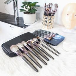 Thumbnail BỘ CỌ CÁN ĐEN ÁNH KIM LÔNG THÚ 15C + TÚI 2