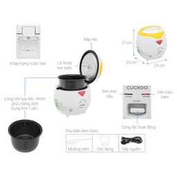 Thumbnail Nồi cơm điện Cuckoo 1,08 lít CR-0671- màu vàng- bản Quốc tế - Hàng chính hãng 3