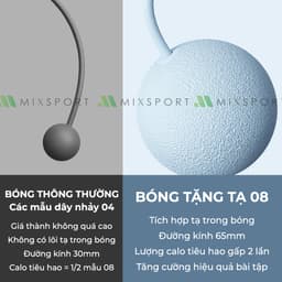 Thumbnail Dây Nhảy Thể Dục Đếm Số Vòng Tự Động, Dây Tập Nhảy Không Dây Giảm Cân Tại Nhà 4