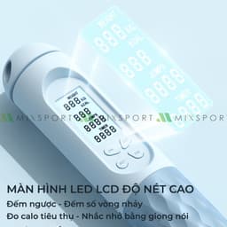 Thumbnail Dây Nhảy Thể Dục Đếm Số Vòng Tự Động, Dây Tập Nhảy Không Dây Giảm Cân Tại Nhà 3