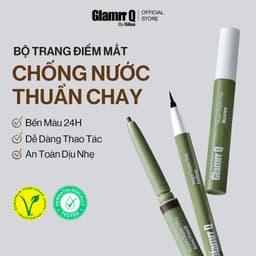 Thumbnail Bộ 3 Trang Điểm Mắt Glamrr Q Chống Nước Thuần Chay (Mascara, Eyeliner, Eye Brow) 2