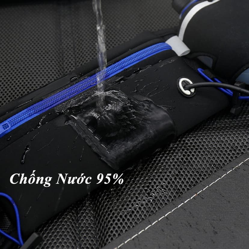 Ảnh Túi Đeo Hông Chạy Bộ Đựng Điện Thoại Ví Khóa Chống Nước Chọn Màu Có Bình Đựng Nước Nhựa 175ml Chính Hãng Amalife 3