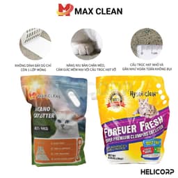 Thumbnail Cát Mèo, Cát Khoáng Vệ Sinh Cho Mèo Max Clean 4KG - HeLiCorp 3