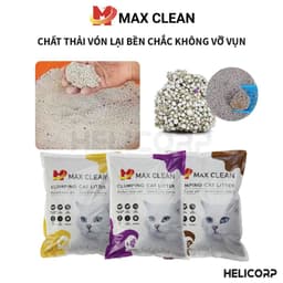 Thumbnail Cát Vệ Sinh Cho Mèo, Cát Mèo Max Clean 4Kg Đất Sét - HeLiCorp 2