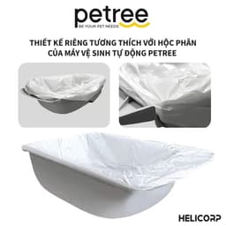 Thumbnail Túi Rác Máy PETREE x HeLiPet Máy Dọn Phân Mèo, Máy Vệ Sinh Cho Mèo - HeLiCorp 2