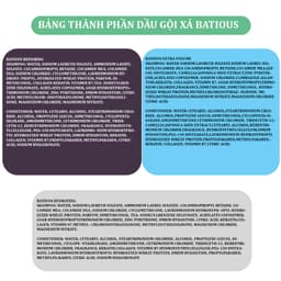 Thumbnail Dầu gội xả phục hồi, dưỡng ẩm, tăng phồng Batious 500ML - 960ML 3