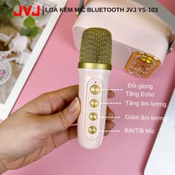 Thumbnail Micro không dây Karaoke JVJ YS-91/ Ys-103 1 mic Bluetooth - Kết nối điện thoại,tivi - Bảo hành chính hãng 06 tháng 4