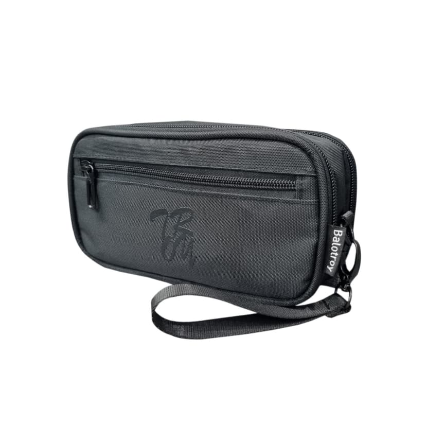 Ảnh Bóp đựng bút viết, mỹ phẩm, phụ kiện TROY Virgo size 22cm nhiều ngăn, chất vải bố pvc chống thấm 2