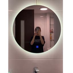 Thumbnail Gương led cảm ứng FENIO hình tròn treo tường nhà tắm decor phòng ngủ bàn trang điểm 3