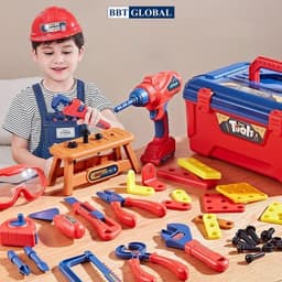 Thumbnail Bộ đồ chơi sửa chữa cho bé BBTGlobal, kèm dụng cụ sửa chữa 1