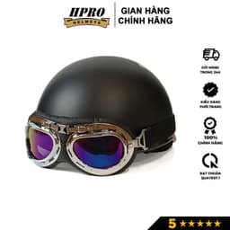 Thumbnail Mũ bảo hiểm nửa đầu Sundy Helmet, họa tiết One Piece , cá tính, an toàn, kèm kính phi công, uv, freesize(55-59cm) 3