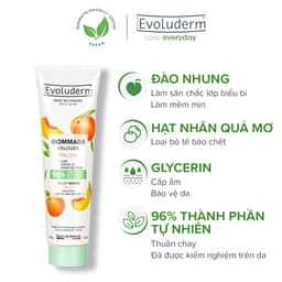 Thumbnail Tẩy tế bào chết mặt Evoluderm dịu nhẹ làm sạch sâu lỗ chân lông, nuôi dưỡng da tươi trẻ 150g 4