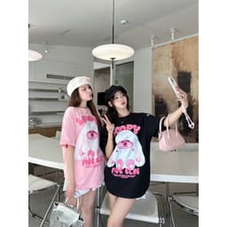 Thumbnail Áo thun FIDE LOOPY Hải Ly unisex form rộng cổ tròn LOOPY - AT14 4