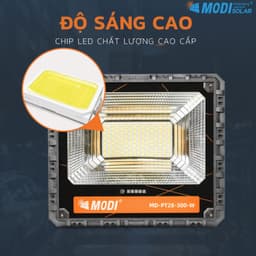 Thumbnail Đèn Led Năng Lượng Mặt Trời MODI SOLAR Siêu Sáng Chống Nước Loại 50W, 80W, 120W, 200W,300W, 400W 2
