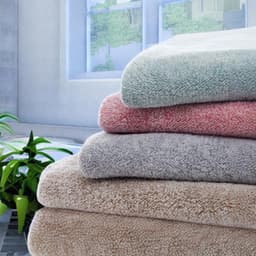 Thumbnail Khăn tắm Poêmy ST KT(70x140cm) - Trơn không sọc 2