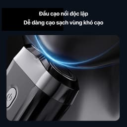 Thumbnail Máy cạo râu Enchen Mini 6 lưỡi dao kép mỏng, chống nước IPX7, pin sử dụng đến 2 tháng - BH 6 tháng 4