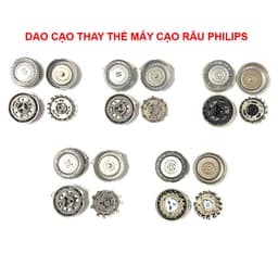 Thumbnail Lưỡi dao thay thế máy cạo râu Philips PQ206 PQ182 AT600 AT610 AT620 S1121 S1233 S5070 S1103 S1301 S5444 S5582 (1 Bộ) 1