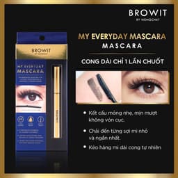 Thumbnail Chuốt Mi Nongchat Browit Siêu Tơi Và Kháng Nước Siêu Bền Mascara My Everyday 5.5g 2