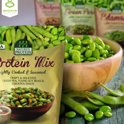 Thumbnail Hỗn Hợp Đậu Sấy Giòn DJ&A - 70gr - cung cấp protein, chất xơ cho cơ thể, Đậu Hà lan sấy tết, Snack đậu sấy, ăn vặt 1