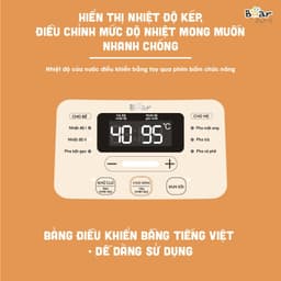 Thumbnail Máy Đun Nước Đa Năng Bear Hâm Sữa Thông Minh Khử Clo Pha Sữa An Toàn Cho Bé Bản Tiếng Việt Dễ Dàng Sử Dụng TNQ-D12D1 2
