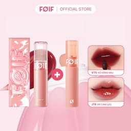 Thumbnail [NEW] Combo 2 Son Tint Bóng FOIF Juicy Fit Tint 3g + Son Kem Lì FOIF Daily Velvet Tint 3g 1