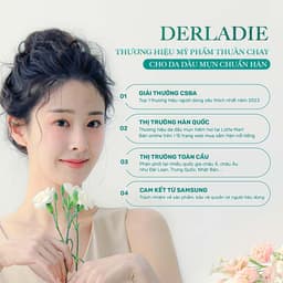 Thumbnail Tẩy Trang Thuần Chay Sạch Dịu Êm Cho Da Dầu Mụn Derladie Cleansing Water Witch Hazel Micellar Unsented 500ML 4