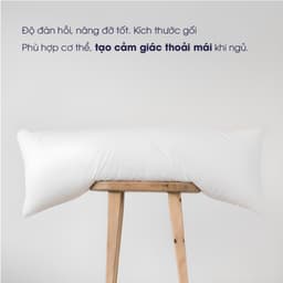 Thumbnail Ruột gối đôi / gối ôm lông vũ nhân tạo Microfiber siêu êm Changmi Bedding cao cấp chuẩn khách sạn 5 sao - 50x140 cm 3