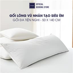 Thumbnail Ruột gối đôi / gối ôm lông vũ nhân tạo Microfiber siêu êm Changmi Bedding cao cấp chuẩn khách sạn 5 sao - 50x140 cm 1