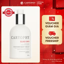 Thumbnail Caryophy Glass Skin In Shower Body Tone up, Trắng bật tông da mịn màng sau 14 ngày sử dụng 300gr 1