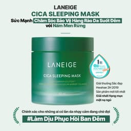 Thumbnail Mặt nạ ngủ phục hồi và nuôi dưỡng da LANEIGE Cica Sleeping Mask 60ML 3