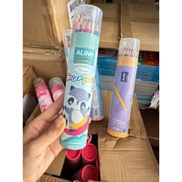 Thumbnail Bút chì tô màu (ống 12 màu nắp kèm chuốt) viết chì màu 2