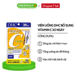 Thumbnail Viên Uống Hỗ Trợ Bổ Sung Vitamin C DHC hỗ trợ sáng da, giảm thâm và tăng đề kháng 30 Ngày 3