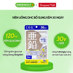 Thumbnail Viên Uống Kẽm DHC Zinc Hỗ Trợ Làm Đẹp Da, Khỏe Tóc, Tốt Cho Trí Não 30 Ngày 3