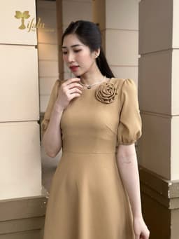 Thumbnail Váy nữ đầm thiết kế TIFALU dáng xòe trẻ trung - ZOL409DA 1
